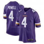 Camiseta NFL Game Minnesota Vikings Brandon Powell 4 Violeta