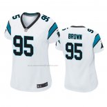 Camiseta NFL Game Mujer Carolina Panthers Derrick Brown Blanco