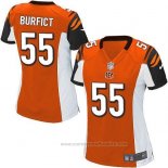 Camiseta NFL Game Mujer Cincinnati Bengals Burfict Naranja