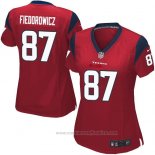 Camiseta NFL Game Mujer Houston Texans Fiedorowicz Rojo