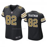 Camiseta NFL Game Mujer New Orleans Saints Adam Trautman Alterno Negro
