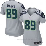 Camiseta NFL Game Mujer Seattle Seahawks Baldwin Gris