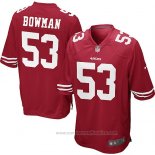 Camiseta NFL Game Nino San Francisco 49ers Bowman Rojo