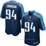 Camiseta NFL Game Nino Tennessee Titans Johnson Azul Oscuro