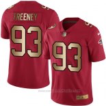 Camiseta NFL Gold Legend Atlanta Falcons Freeney Rojo