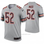 Camiseta NFL Legend Chicago Bears 52 Khalil Mack Inverted Gris