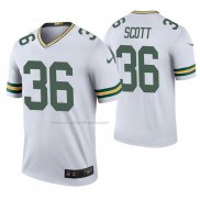 Camiseta NFL Legend Green Bay Packers 36 Vernon Scott 2020 Blanco Color Rush