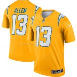 Camiseta NFL Legend Los Angeles Chargers Keenan Allen 13 Inverted Oro
