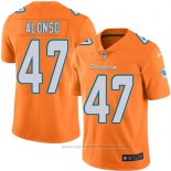 Camiseta NFL Legend Miami Dolphins Alonso Naranja