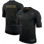 Camiseta NFL Limited Baltimore Ravens Andrews 2020 Salute To Service Negro