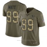 Camiseta NFL Limited Houston Texans 99 J.j. Watt Stitched 2017 Salute To Service