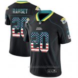 Camiseta NFL Limited Los Angeles Rams Jalen Jaguars Negro 2018 USA Flag Fashion Color Rush
