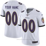Camiseta NFL Nino Baltimore Ravens Personalizada Blanco