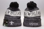 Gorro New Orleans Saints Negro Blanco