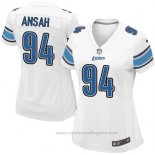 Camiseta NFL Game Mujer Detroit Lions Ansah Blanco