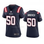Camiseta NFL Game Mujer New England Patriots Chase Winovich 2020 Azul