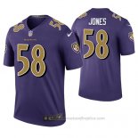 Camiseta NFL Legend Baltimore Ravens Alvin Jones Violeta Color Rush