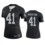 Camiseta NFL Legend Mujer Las Vegas Raiders Amik Robertson Negro