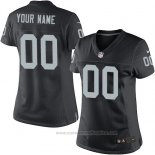 Camiseta NFL Mujer Las Vegas Raiders Personalizada Negro