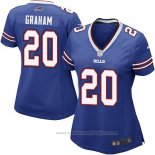Camiseta NFL Game Mujer Buffalo Bills Graham Azul