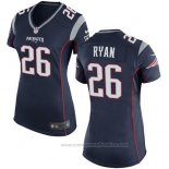 Camiseta NFL Game Mujer New England Patriots Ryan Negro