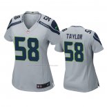 Camiseta NFL Game Mujer Seattle Seahawks Darrell Taylor Gris