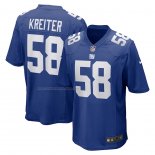 Camiseta NFL Game New York Giants Casey Kreiter Azul