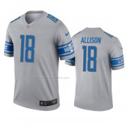 Camiseta NFL Legend Detroit Lions Geronimo Allison Inverted Gris