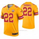 Camiseta NFL Legend Kansas City Chiefs 22 Juan Thornhill Inverted Oro