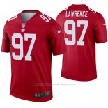 Camiseta NFL Legend New York Giants 97 Dexter Lawrence Inverted Rojo