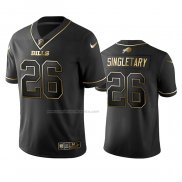 Camiseta NFL Limited Buffalo Bills Devin Singletary Golden Edition Negro