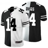Camiseta NFL Limited Buffalo Bills Diggs Black White Split