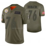 Camiseta NFL Limited Pittsburgh Steelers Chukwuma Okorafor 2019 Salute To Service Verde