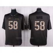 Camiseta NFL Anthracite Carolina Panthers Davis 2016 Salute To Service