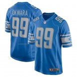 Camiseta NFL Game Detroit Lions Julian Okwara 99 Azul