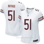 Camiseta NFL Game Mujer Chicago Bears Butkus Blanco