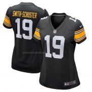 Camiseta NFL Game Mujer Pittsburgh Steelers Juju Smith-Schuster Alterno Negro