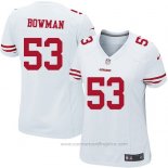 Camiseta NFL Game Mujer San Francisco 49ers Bowman Blanco