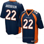 Camiseta NFL Game Nino Denver Broncos Anderson Azul Oscuro