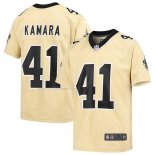 Camiseta NFL Game Nino New Orleans Saints Alvin Kamara Inverted Oro