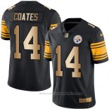 Camiseta NFL Gold Legend Pittsburgh Steelers Coates Negro