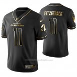 Camiseta NFL Limited Arizona Cardinals Larry Fitzgerald Golden Edition Negro