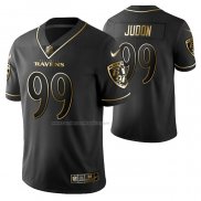Camiseta NFL Limited Baltimore Ravens Matt Judon Golden Edition Negro