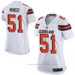 Camiseta NFL Game Mujer Cleveland Browns Mingo Blanco