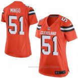 Camiseta NFL Game Mujer Cleveland Browns Mingo Naranja