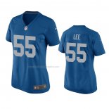 Camiseta NFL Game Mujer Detroit Lions Elijah Lee Throwback Azul