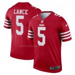 Camiseta NFL Legend San Francisco 49ers Trey Lance Rojo2