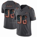 Camiseta NFL Limited Chicago Bears Hicks Retro Flag Negro