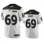 Camiseta NFL Limited New Orleans Saints Margus Hunt Ciudad Edition Blanco