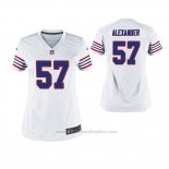 Camiseta NFL Game Mujer Bills Lorenzo Alexander Throwback Blanco